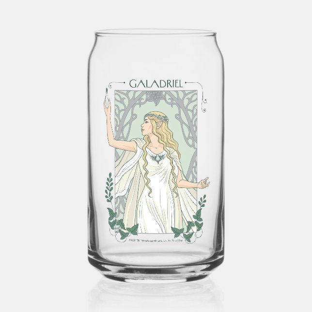Galadriel Light of Valinor Graphic Can Glass (Front)