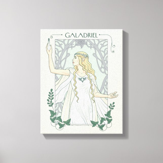 Galadriel Light of Valinor Graphic Canvas Print (Front)