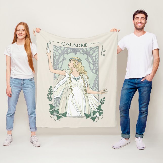 Galadriel Light of Valinor Graphic Fleece Blanket (In Situ)
