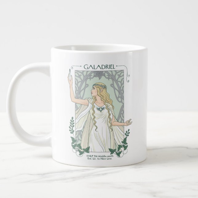 Galadriel Light of Valinor Graphic Giant Coffee Mug (Left)