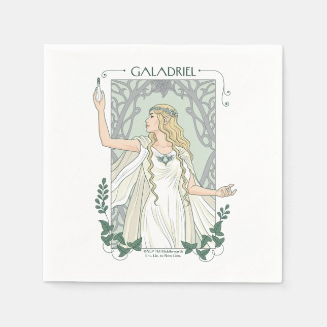 Galadriel Light of Valinor Graphic Napkins (Front)