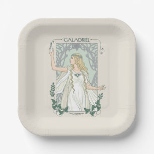 Galadriel Light of Valinor Graphic Paper Plates