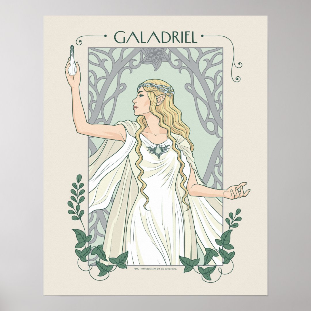 Galadriel Light of Valinor Graphic Poster (Front)