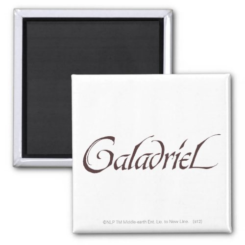 Galadriel Name Solid Magnet