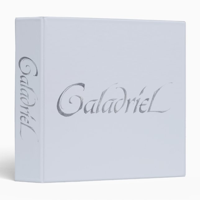 Galadriel Name Textured 3 Ring Binder (Front/Spine)