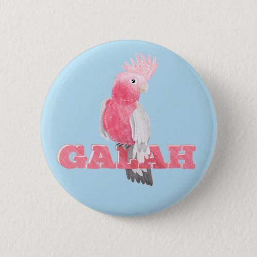 Galah Australain Bird Button