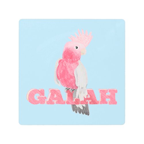 Galah Australain Bird Metal Print