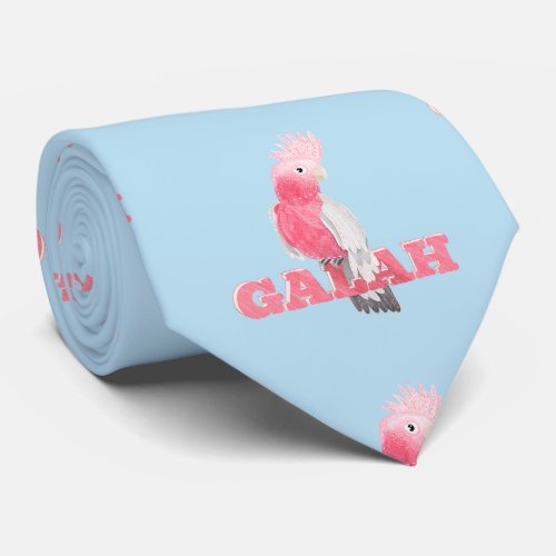 Galah Australain Bird Neck Tie