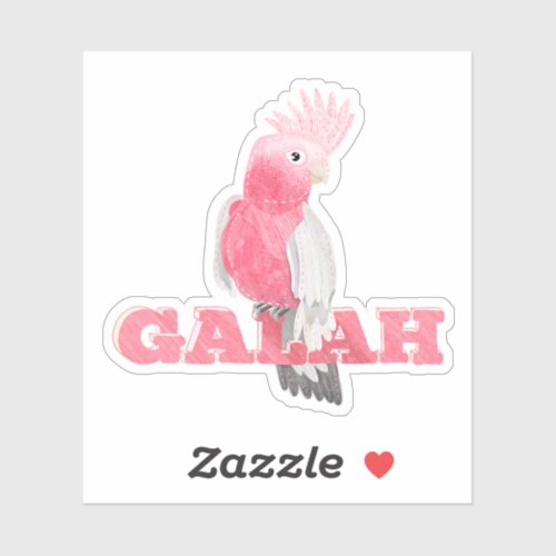 Galah Australain Bird Sticker