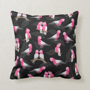 Galah Australian Bird Pattern Throw Pillow