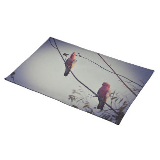 Galah birds in tree 3 cloth placemat