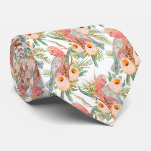 Galah Bush Garden Neck Tie