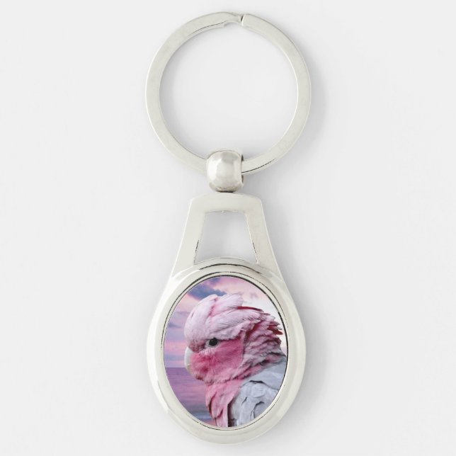 Galah Cockatoo Keychain (Front)
