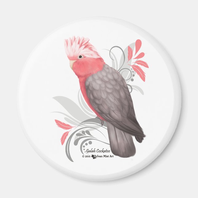 Galah Cockatoo Magnet (Front)