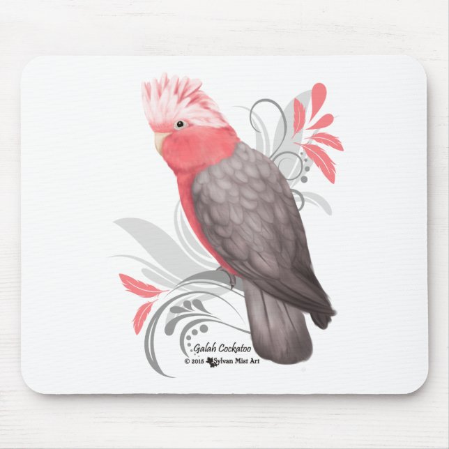 Galah Cockatoo Mouse Pad (Front)
