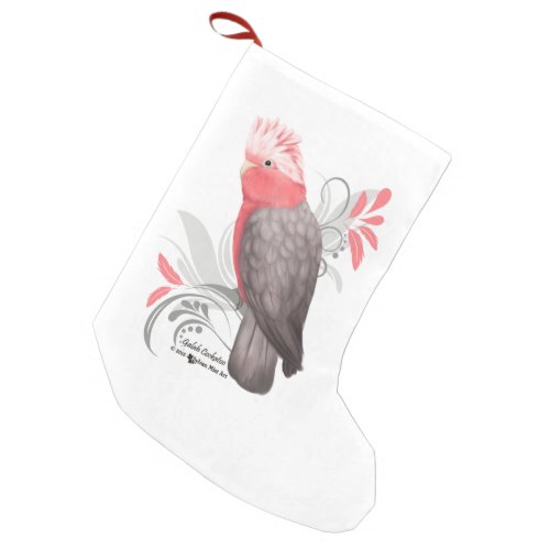 Galah Cockatoo Small Christmas Stocking