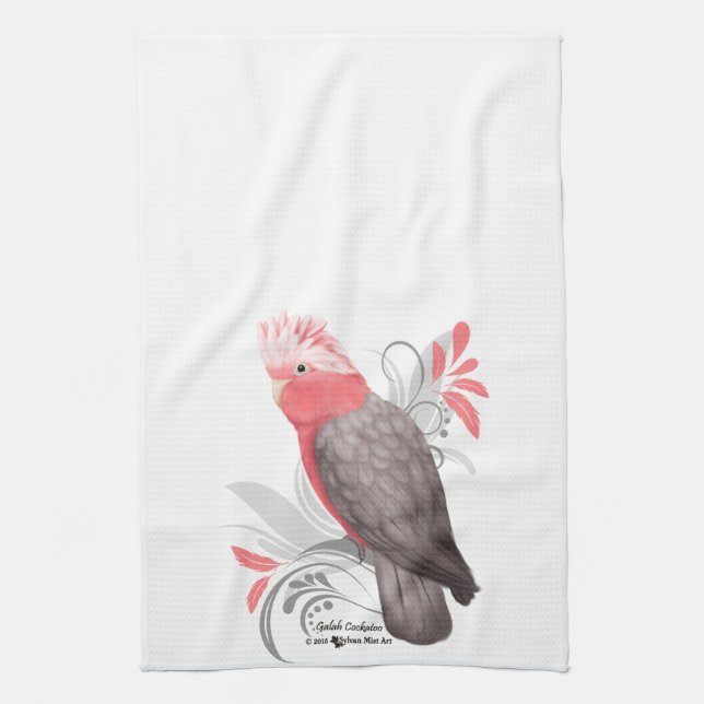 Galah Cockatoo Towel (Vertical)