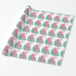 Galah cockatoo tribal tattoo rose-breasted parrot wrapping paper