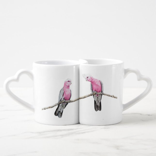 GALAH COUPLE COFFEE MUG SET (Front Nesting)