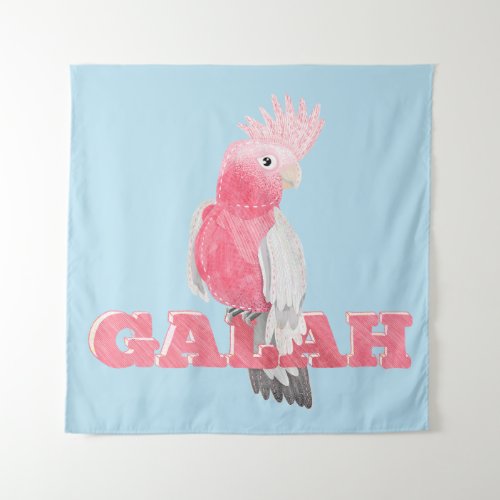 Galah Pink Cockatoo Tapestry