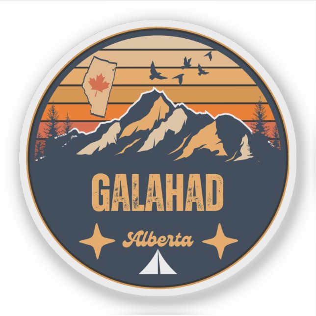 Galahad, Alberta Sticker (Front)