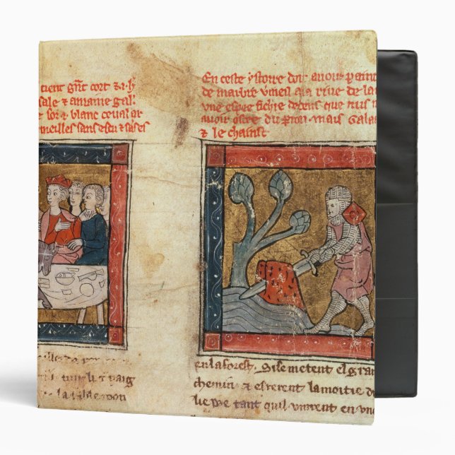 Galahad comes to Arthur 3 Ring Binder (Front/Inside)