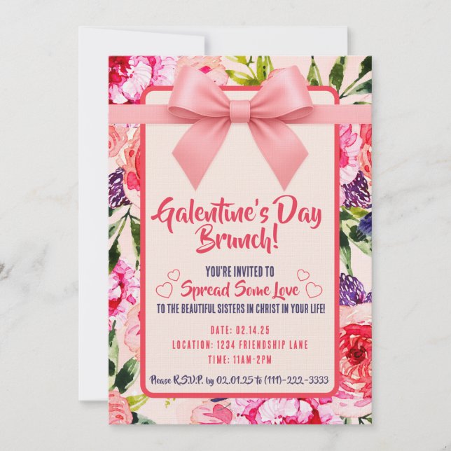 Galantine's Day Invitation (Front)
