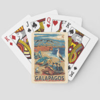 Galapagos Animals Travel Art Vintage