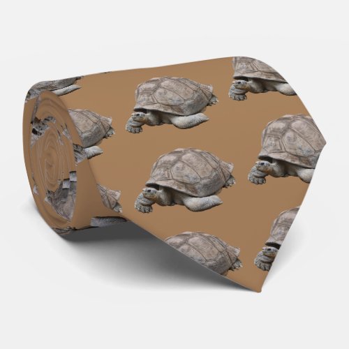 Galpagos giant tortoise neck tie