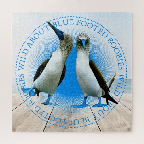Galapagos Islands Blue Footed Booby Birds Jigsaw Puzzle