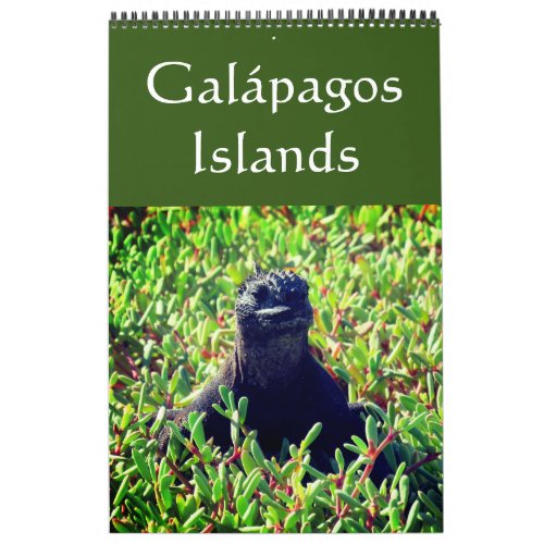 galapagos islands calendar