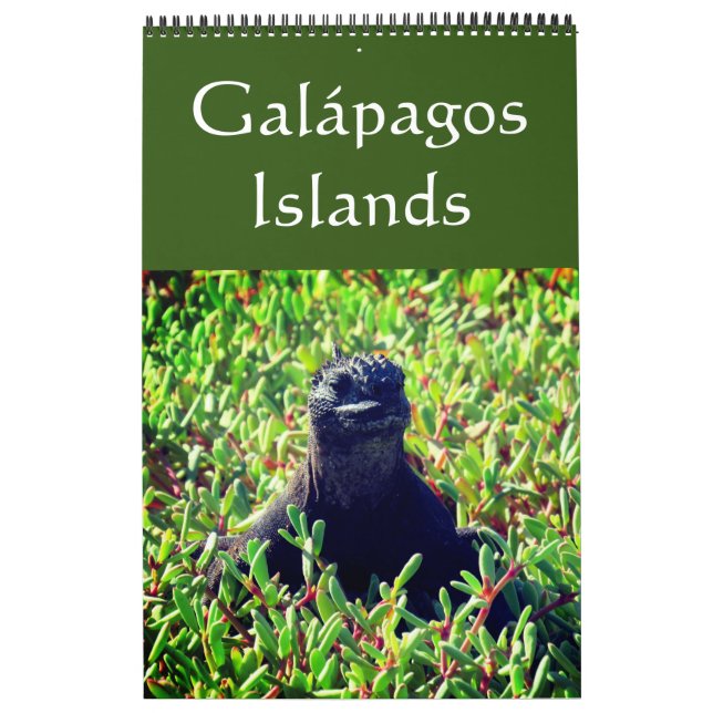 galapagos islands calendar (Cover)