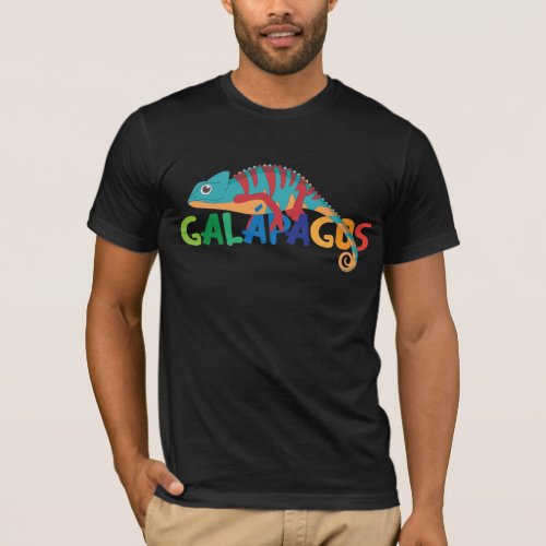 Galapagos Islands Ecuador Chameleon Exotic Animal T_Shirt