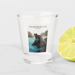 Galapagos Islands Ecuador Shot Glass
