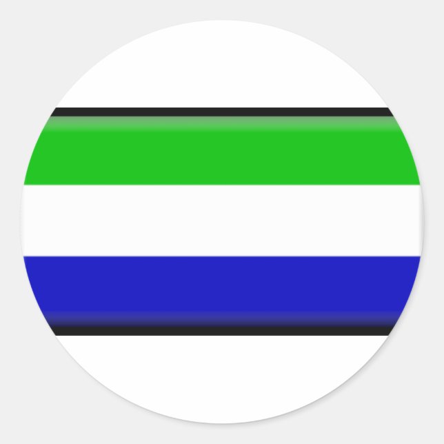 Galapagos Islands Flag Classic Round Sticker (Front)