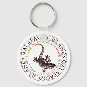 Galapagos Islands Gecko Souvrenir Keychain