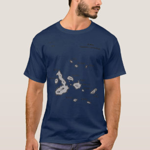 Galapagos Islands map T-Shirt