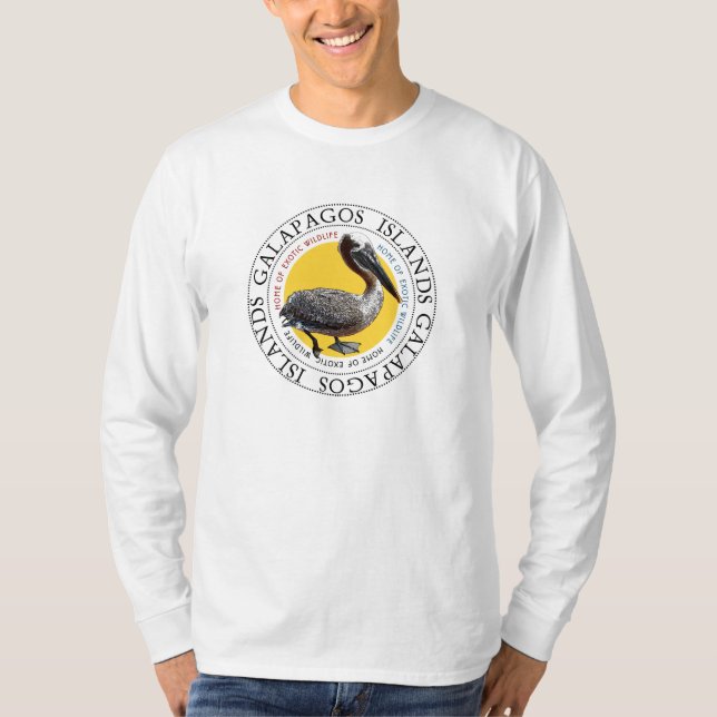 Galapagos Islands Pelican T-Shirt (Front)