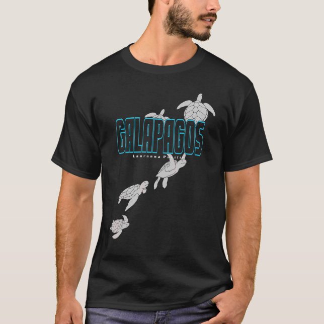 Galapagos Islands Sea Turtles Scuba Diving With Tu T-Shirt (Front)