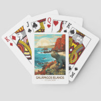 Galapagos Islands Travel Art Vintage