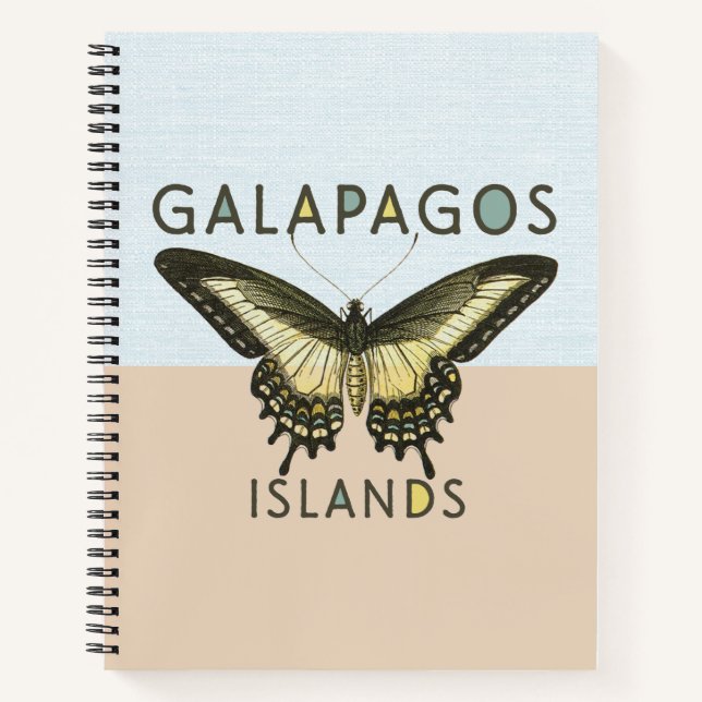 Galapagos Islands Travel Vacation Notebook (Front)