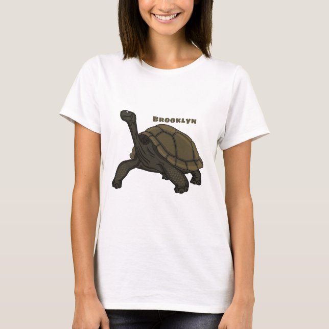 Galapagos land tortoise illustration  T-Shirt (Front)