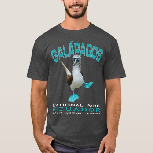 Galapagos National Park Ecuador Blue Footed T_Shirt