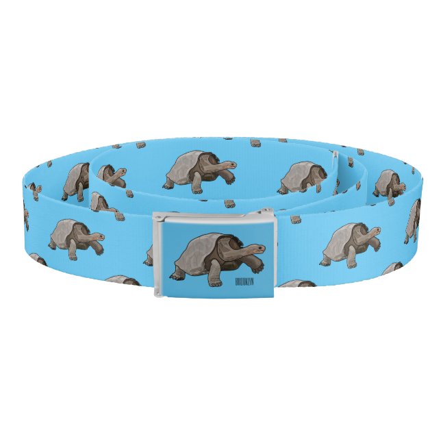 Galapagos tortoise cartoon illustration belt (Coil)