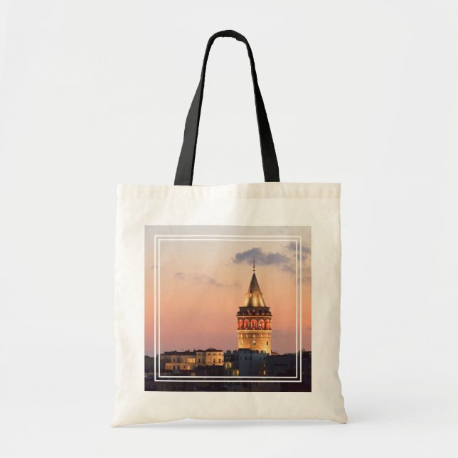 Galata Tower, Istanbul Tote Bag (Front)