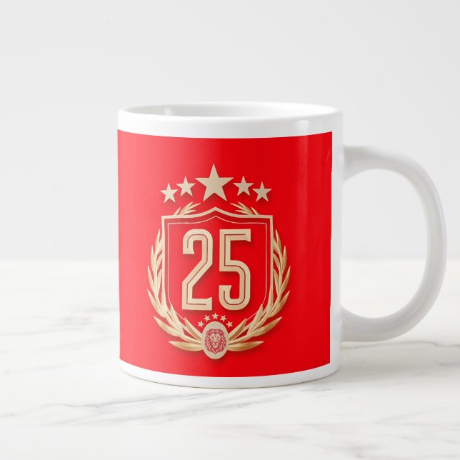 Galatasaray 2025 Championship Poster Giant Coffee Mug (Right)
