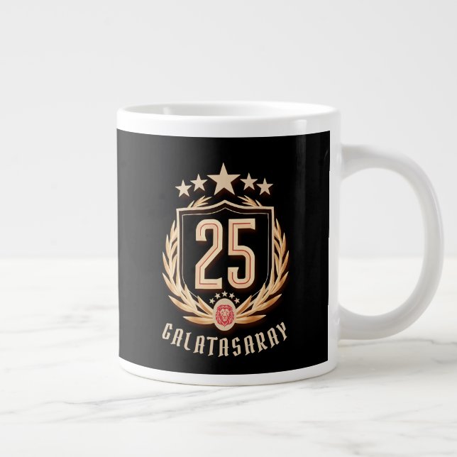 Galatasaray 2025 Championship Poster Giant Coffee Mug (Right)