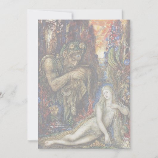 Galatea, Symbolist Art by Gustave Moreau (Back)