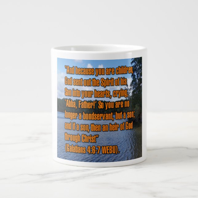 Galatians 4:6-7 WEBU Mug (Front)