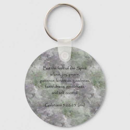 Galatians 522_23  Fruit of the Spirit Keychain